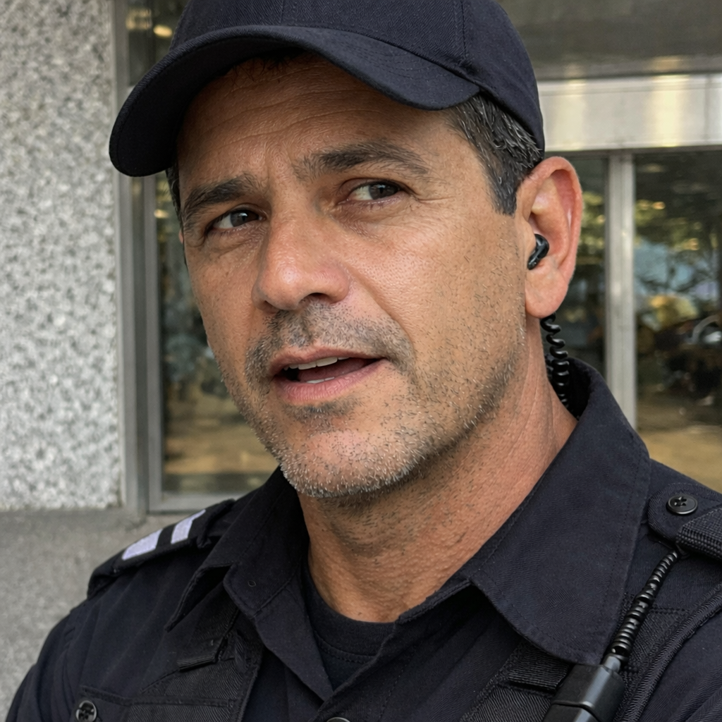 Marcos T. - 45 anos, Coordenador de Segurança